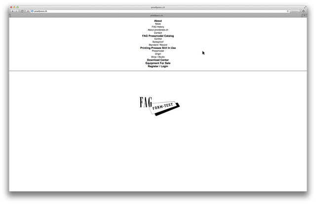 Screenshot from the updated navigation.