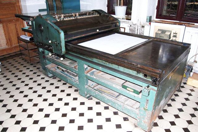 Huge FAG labeled press in Lodz, Poland