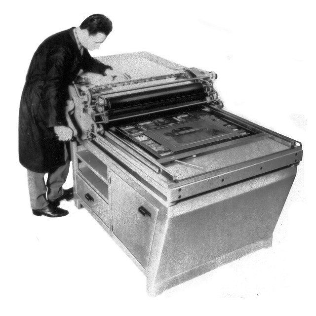 FAG Control 800. Scanned from a tiny contact print from the 1950ies.