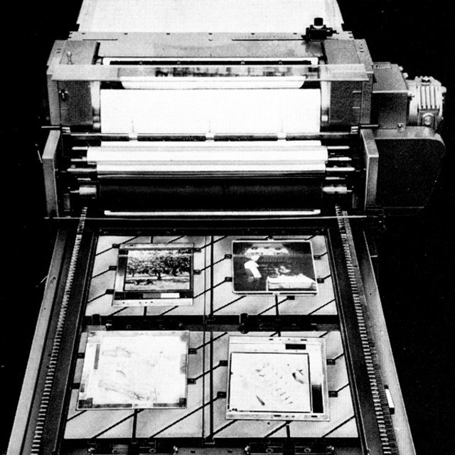 RFP on a halfautomatic FAG Control 525. From an English advertisement from the 1960ies.