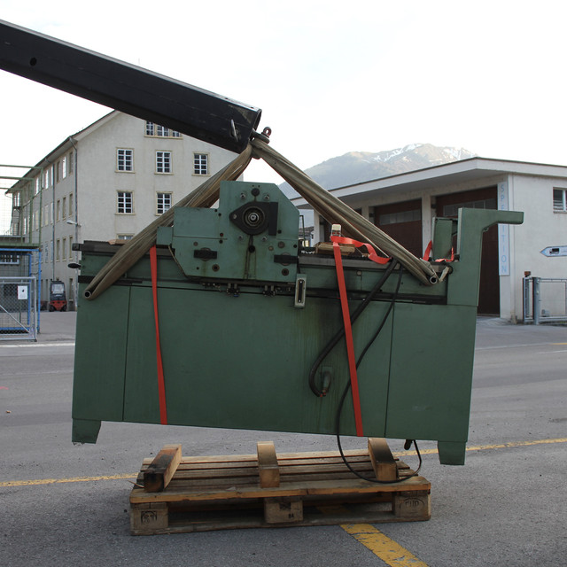 Lifting the press into my studio in spring 2012.