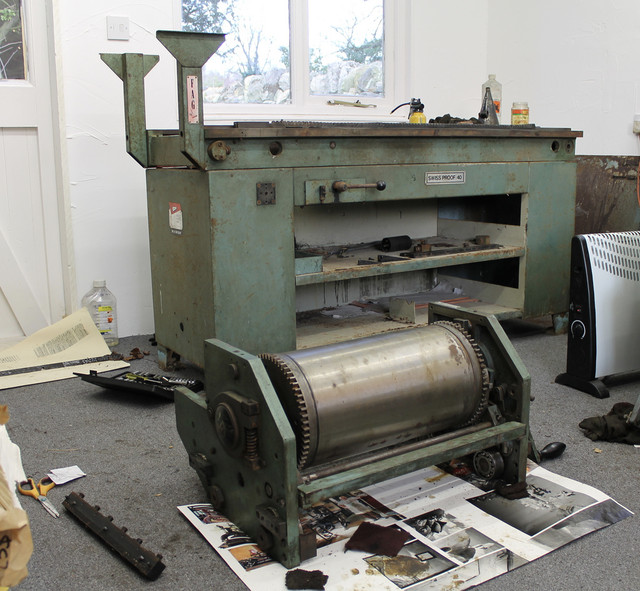 The metal rollers have 'pitted' and some marks have been left on the bed after sanding though to touch it feels smooth.