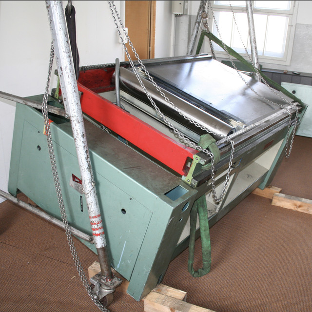 Turning that 1500kg ‹Block› back to its feet.