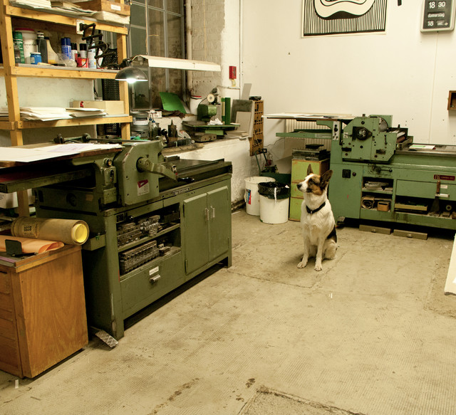 FAG presses and member of staff