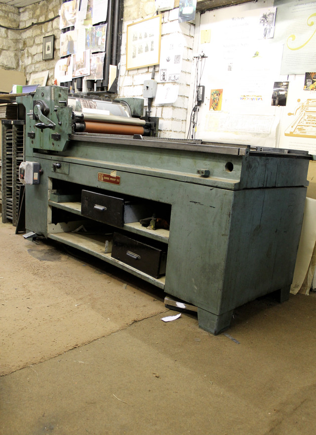 Fag Swiss Proof 52 at the Whittington Press