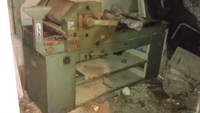 …and where we found it - at the back of an artists shed!